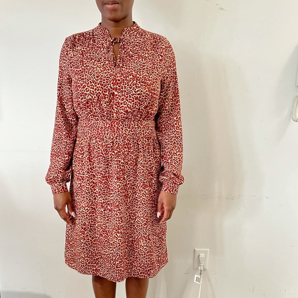 Perfect Leo print dress versatile - Picture 1 of 3